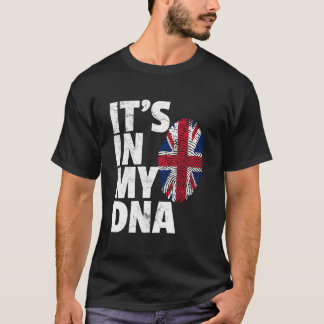 Es Ist In Meiner Dna Britische Flagge England Uk B T-Shirt