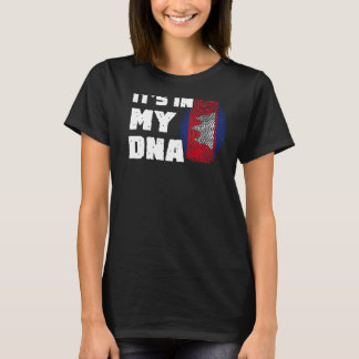 Es ist in meiner DNA Cambodia Flag Fingerprint Män T-Shirt