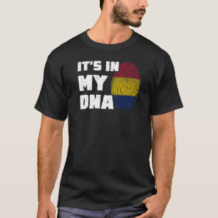 Es ist in meiner DNA Chad-Flagge Fingerabdruck Män T-Shirt