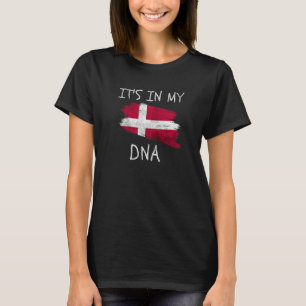 Es ist in meiner DNA Dänemark Flag Proud dänischen T-Shirt