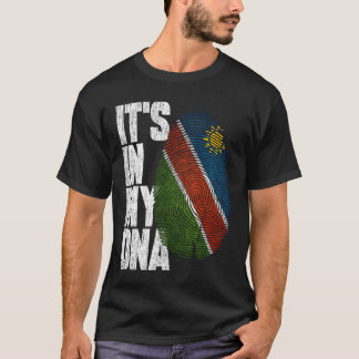 Es ist in meiner DNA, der namibischen Fahne des Pr T-Shirt