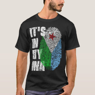 ES IST IN MEINER DNA Dschibuti Flag Junge Mädchen T-Shirt