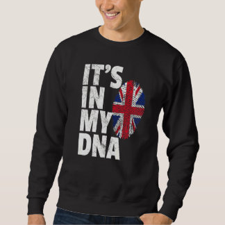 Es ist in meiner DNA-England-Flagge Sweatshirt