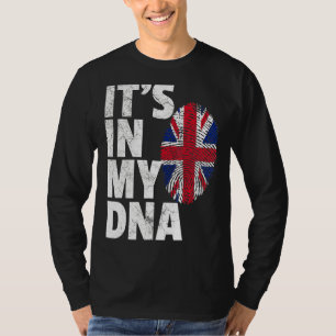 Es ist in meiner DNA-England-Flagge T-Shirt