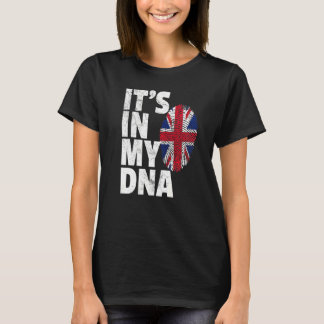Es ist in meiner DNA-England-Flagge T-Shirt