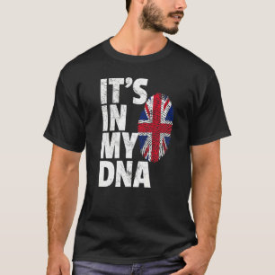 Es ist in meiner DNA-England-Flagge T-Shirt