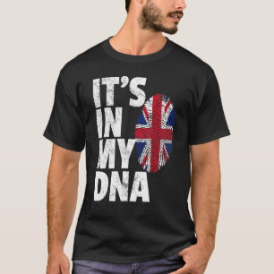 Es ist in meiner DNA-England-Flagge T-Shirt