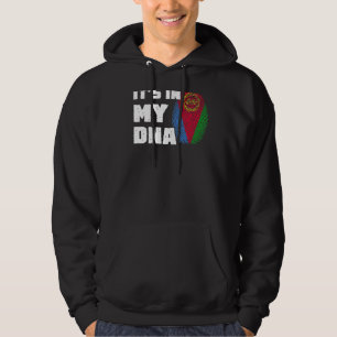 Es ist in meiner DNA Eritrea Flag Fingerabdruck Mä Hoodie