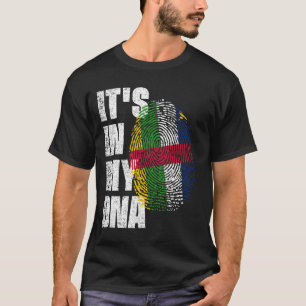 ES IST IN MEINER DNA-Fahne der Zentralafrikanische T-Shirt