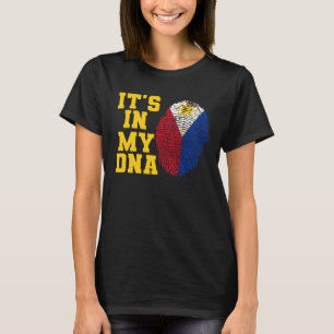 Es ist in meiner DNA Filipino Flag Cut Philippinen T-Shirt