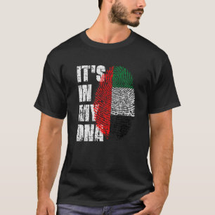 ES IST IN MEINER DNA Flag Vereinigte Arabische Emi T-Shirt