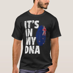 Es ist in meiner DNA-Flagge Neuseelands Männer Fra T-Shirt