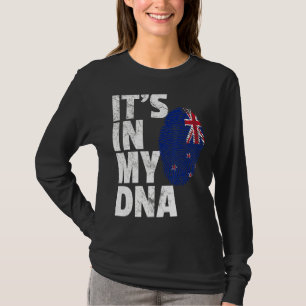 Es ist in meiner DNA-Flagge Neuseelands Männer Fra T-Shirt