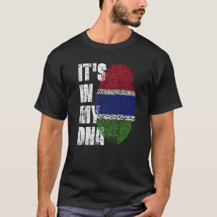 Es ist in meiner DNA-Gambia-Flagge Gambian T-Shirt