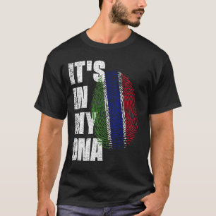 ES IST IN MEINER DNA-Gambia-Flagge T-Shirt