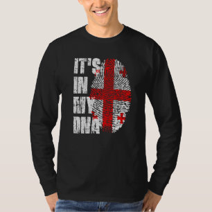 Es ist in meiner DNA-Georgia-Flagge georgisch T-Shirt