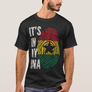 ES IST IN MEINER DNA-Ghana-Fahne Männer Frauen Kin T-Shirt