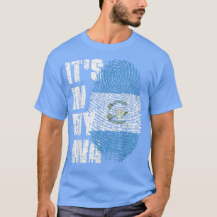 ES IST IN MEINER DNA Guatemala-Flagge Guatemalteki T-Shirt