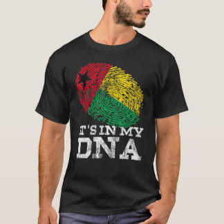 Es ist in meiner DNA-Guinea Bissau Länderflagge Vi T-Shirt