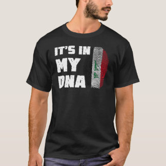 Es ist in meiner DNA Irak Flag Fingerprint Männer T-Shirt