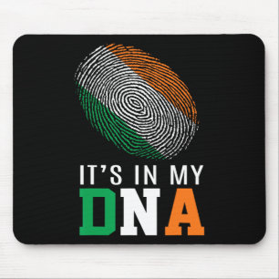 Es Ist In Meiner DNA Irland Irische Flagge Geschen Mousepad