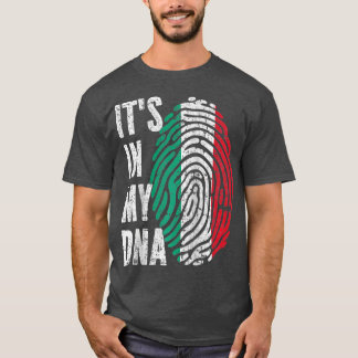 ES IST IN MEINER DNA Italienische Flagge Italienis T-Shirt