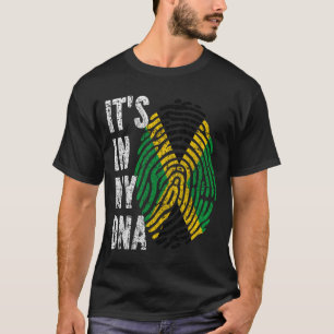 ES IST IN MEINER DNA Jamaika-Flagge Männer Frauen T-Shirt