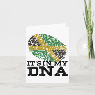 Es ist in meiner DNA Jamaikanische Jamaika-Flagge  Karte