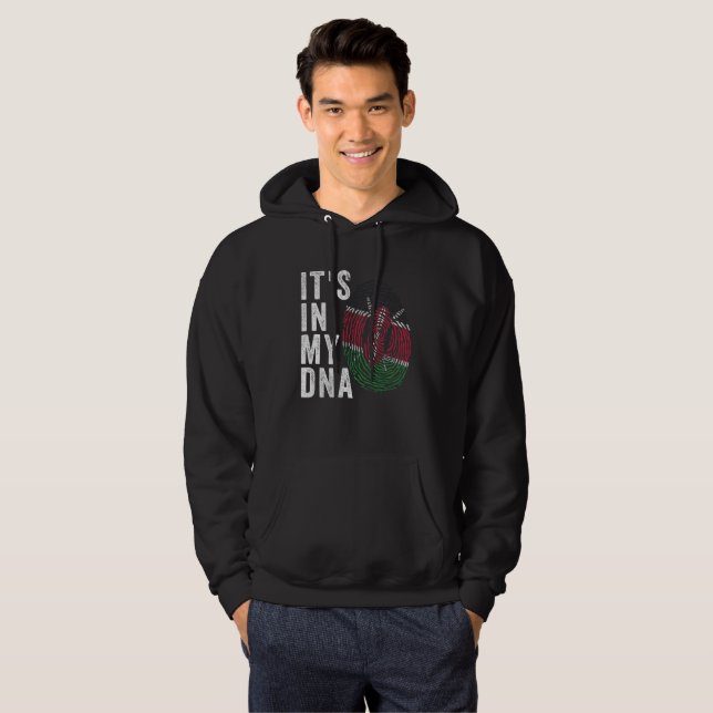 Es ist in meiner DNA - Kenia-Flagge Hoodie (Vorne ganz)