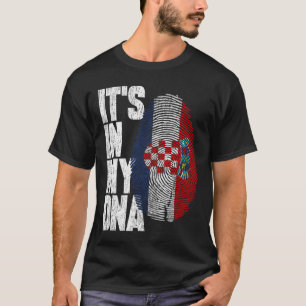 Es ist in meiner DNA kroatisches Shirt Proud Hispa