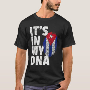Es ist in meiner DNA-kubanischen Flagge kubanische T-Shirt