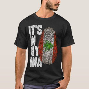 Es ist in meiner DNA libanesische "Stolz Libanon F T-Shirt