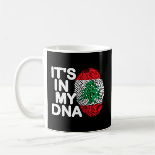 Es ist in meiner DNA Libanon Flag Libanon libanesi Kaffeetasse