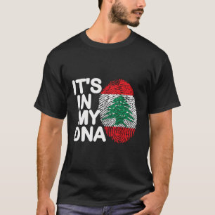 Es ist in meiner DNA Libanon Flag Libanon libanesi T-Shirt