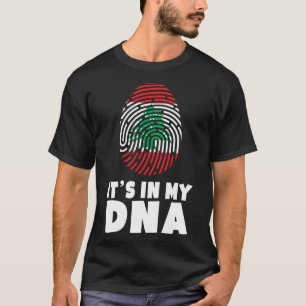 Es ist in meiner DNA Libanon Flag stolz Libanon Li T-Shirt