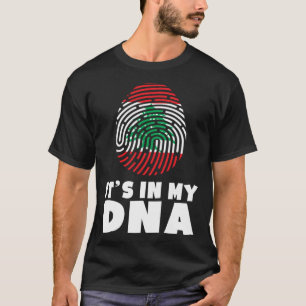Es ist in meiner DNA Libanon Flag stolz Libanon Li T-Shirt