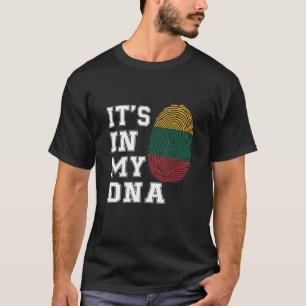 Es ist in meiner DNA Litva Stolz Litauen Flag T-Shirt