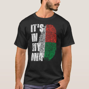 Es ist in meiner DNA Madagaskar-Flagge Madagaskars T-Shirt