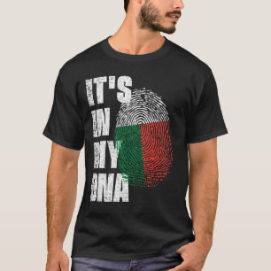 ES IST IN MEINER DNA-Madagaskar-Flagge T-Shirt