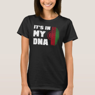 Es ist in meiner DNA Malawi Flag Fingerprint Männe T-Shirt