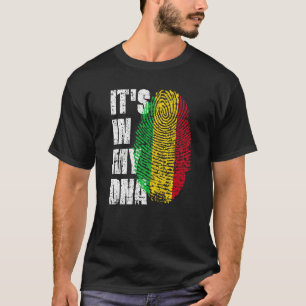 Es ist in meiner DNA-Mali-Flagge Mali T-Shirt