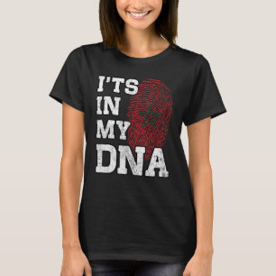 Es ist in meiner DNA marokkanische Fingerabdruck s T-Shirt