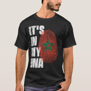 ES IST IN MEINER DNA-Marokko-Flagge T-Shirt