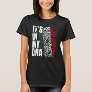 Es ist in meiner DNA Mexikanische Flagge Unabhängi T-Shirt
