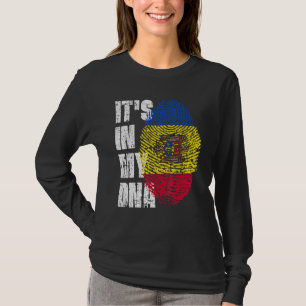 Es ist in meiner DNA Moldau-Flagge Moldaus T-Shirt