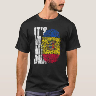 Es ist in meiner DNA Moldau Grafik für Männer Frau T-Shirt