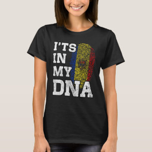 Es ist in meiner DNA moldawischen Fingerabdruck Pr T-Shirt