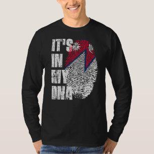 Es ist in meiner DNA-Nepal-Fahne Nepalesen Nepal T-Shirt