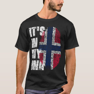 ES IST IN MEINER DNA Norwegen Flag Boy Girl Gift T-Shirt
