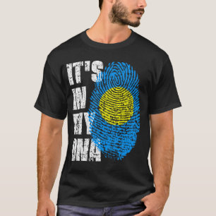 ES IST IN MEINER DNA Palau-Flagge Jungen Mädchen G T-Shirt